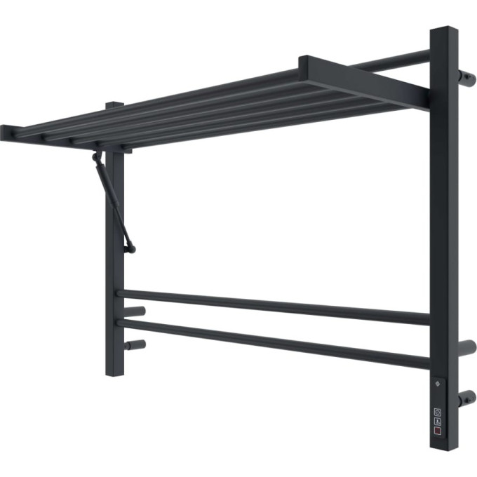 Полотенцесушитель электрический TERMINUS ГОРИЗОНТ П8 800х600 черный муар 4670078543608